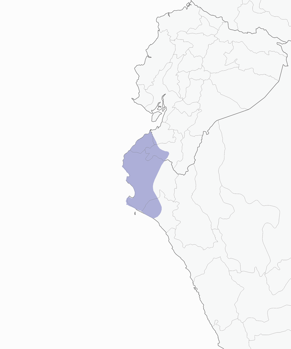 Colibrí de Tumbes, Distribución 1