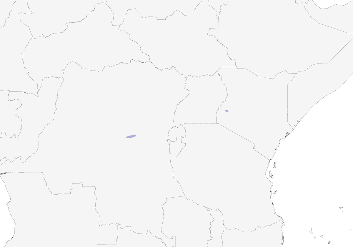 Eremomela de Turner, Distribución 1