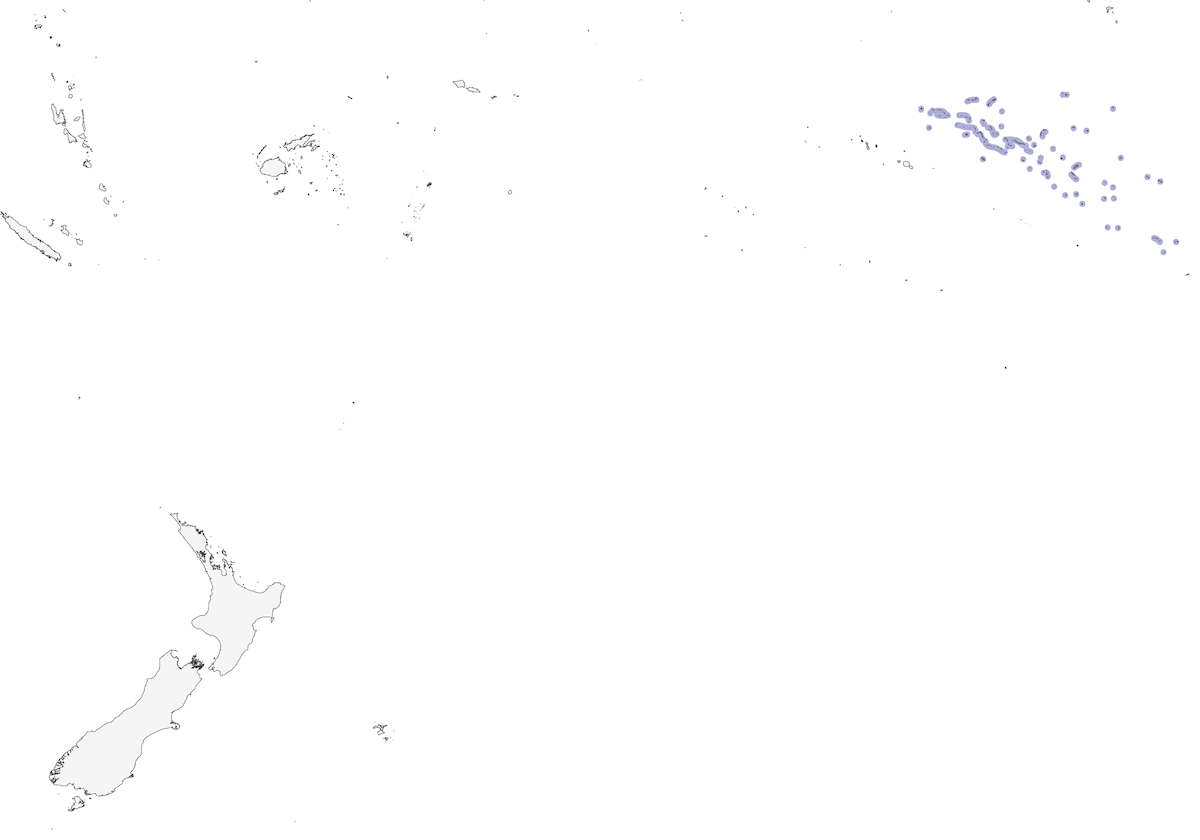 Carricero de Tuamotu, Distribución 1