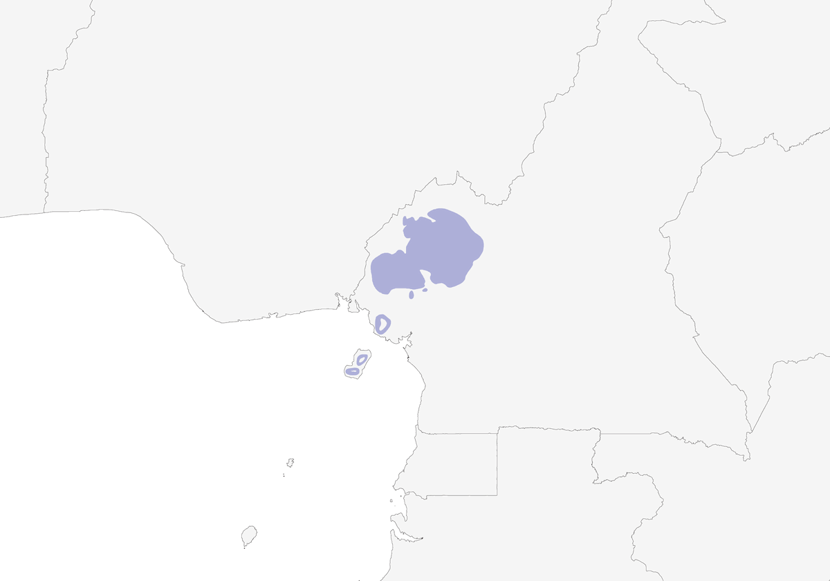 Ursula's Sunbird, Distribution 1