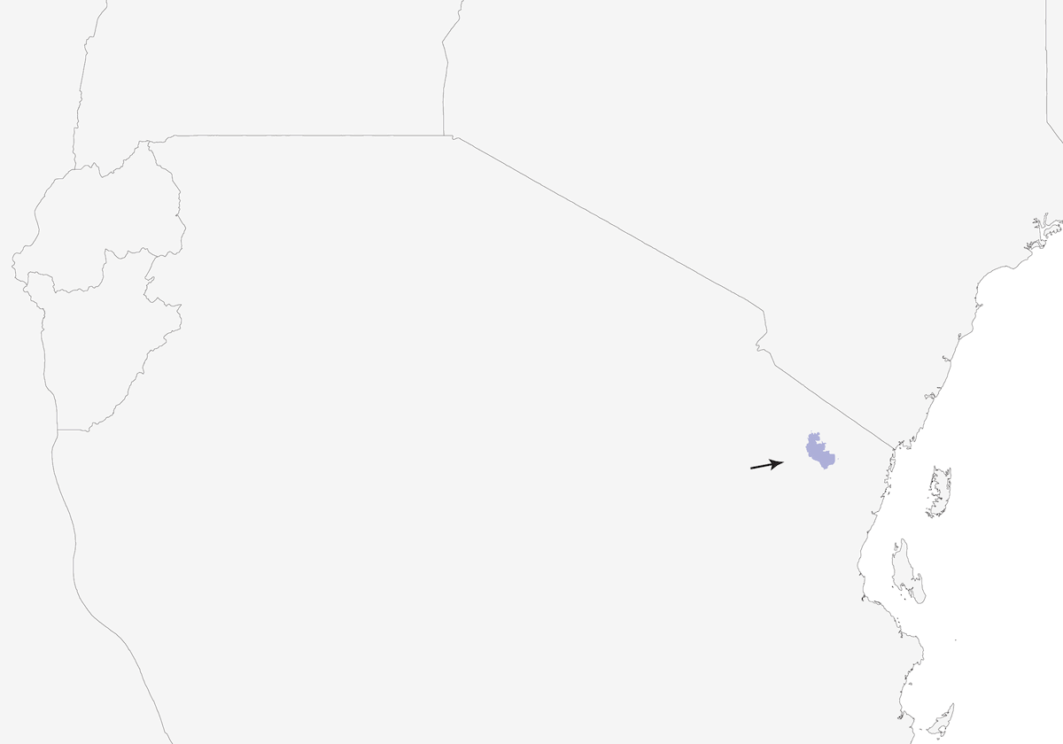 Usambara Akalat, Distribution 1