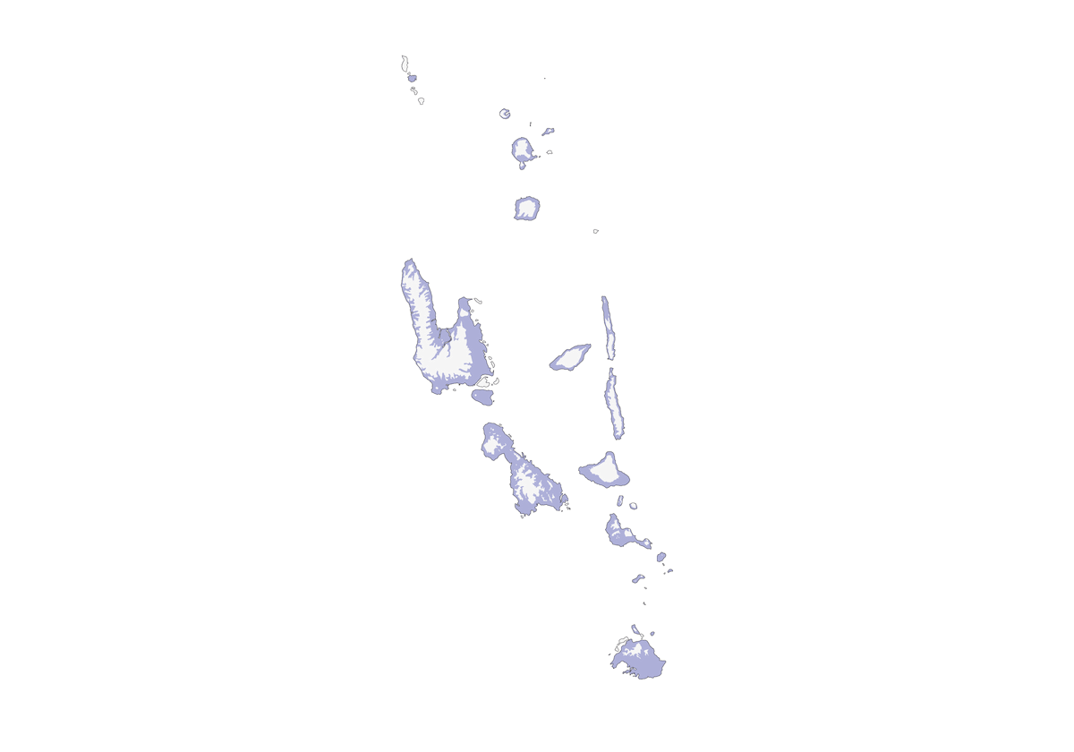 Megapode di Vanuatu, Distribuzione 1