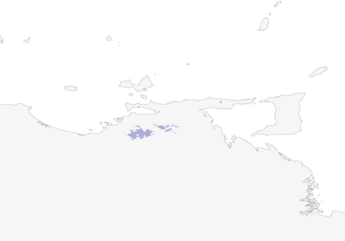 Venezuela-Blütenstecher, Verbreitung 1