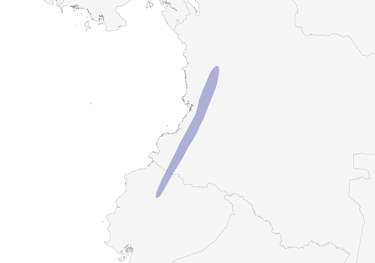 Coronetto velluto-porpora, Distribuzione 1