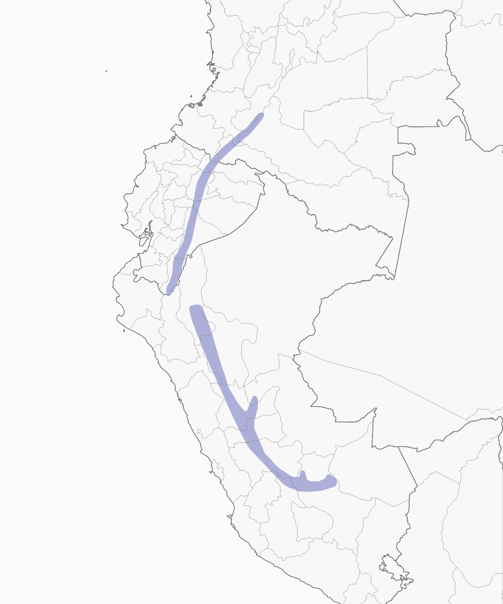 Tangara vermillon, Distribution 1