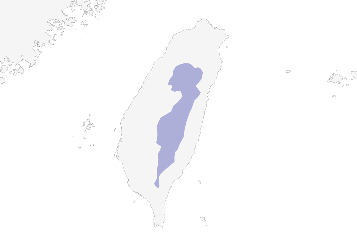 Ciuffolotto di Taiwan, Distribuzione 1
