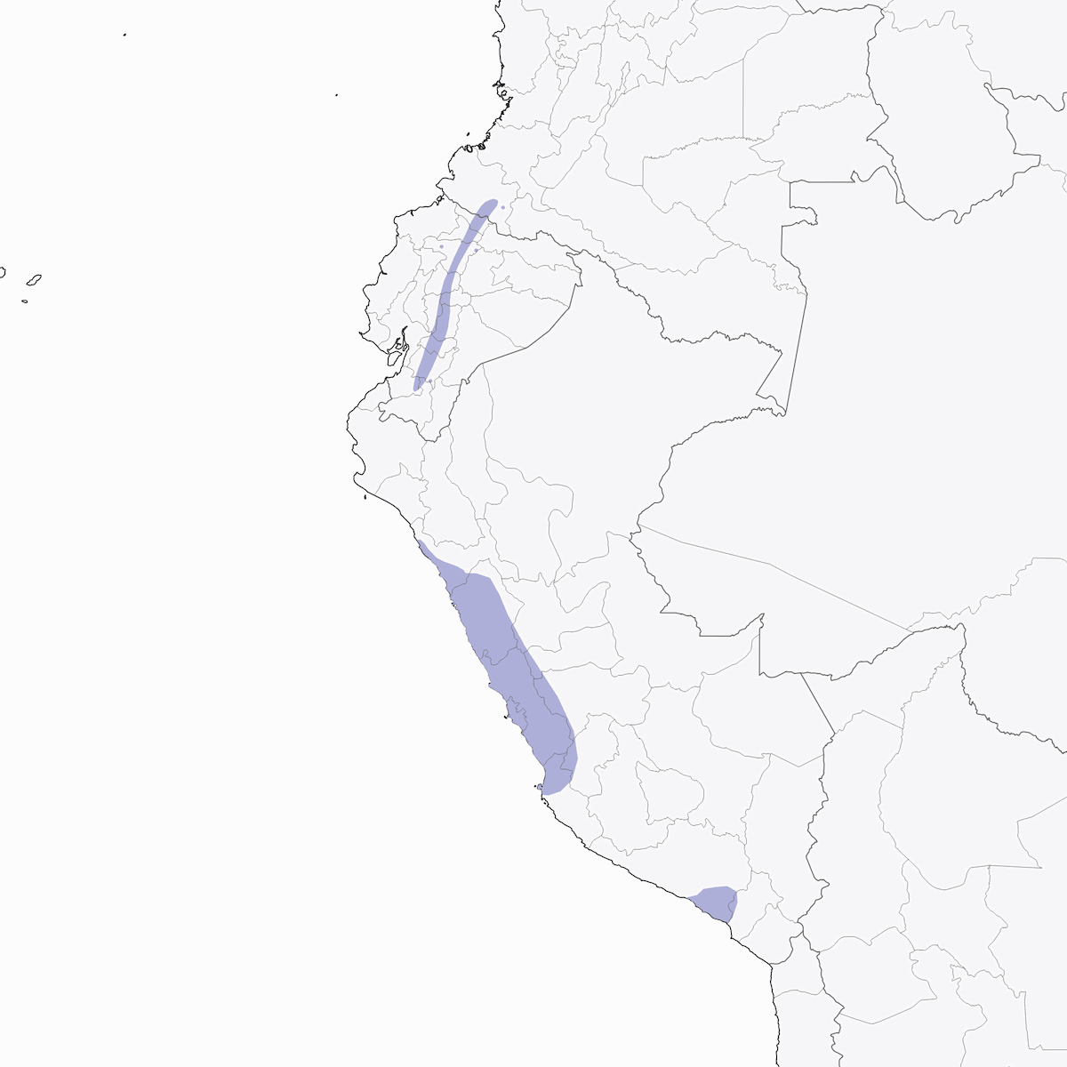 Rallo dell'Ecuador, Distribuzione 1
