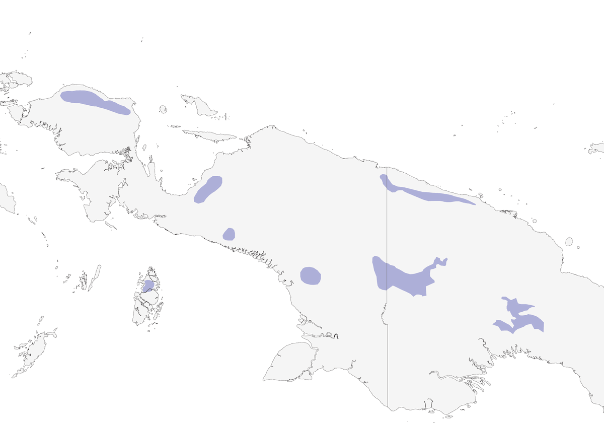 Égothèle de Wallace, Distribution 1