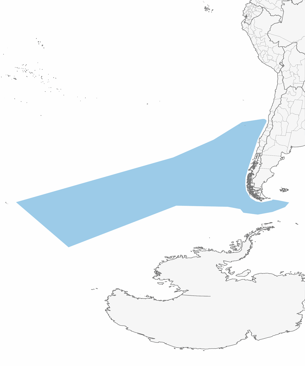 Procellaria di Westland, Distribuzione 1