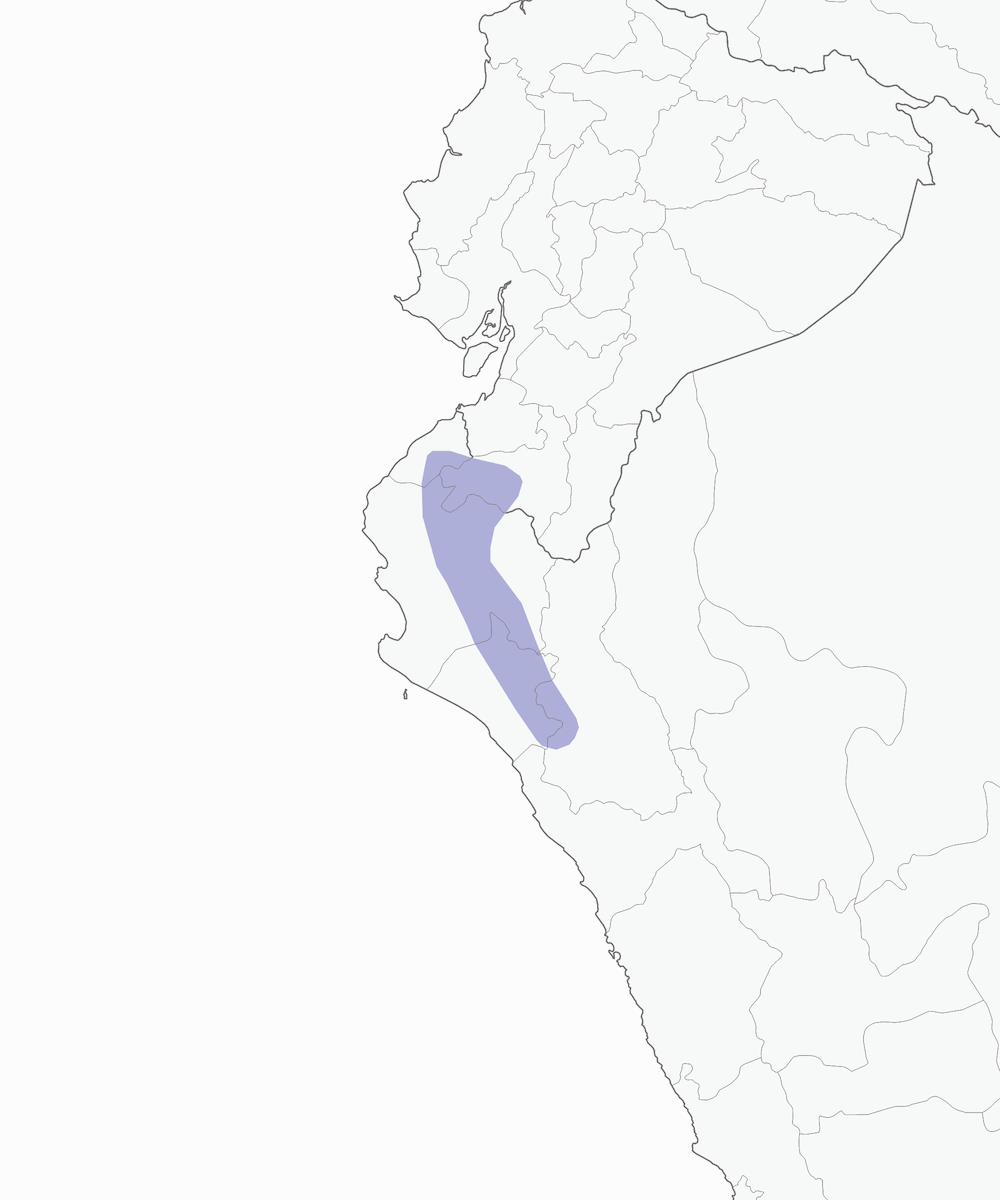 Saltator de cabeza blanca, Distribución 1