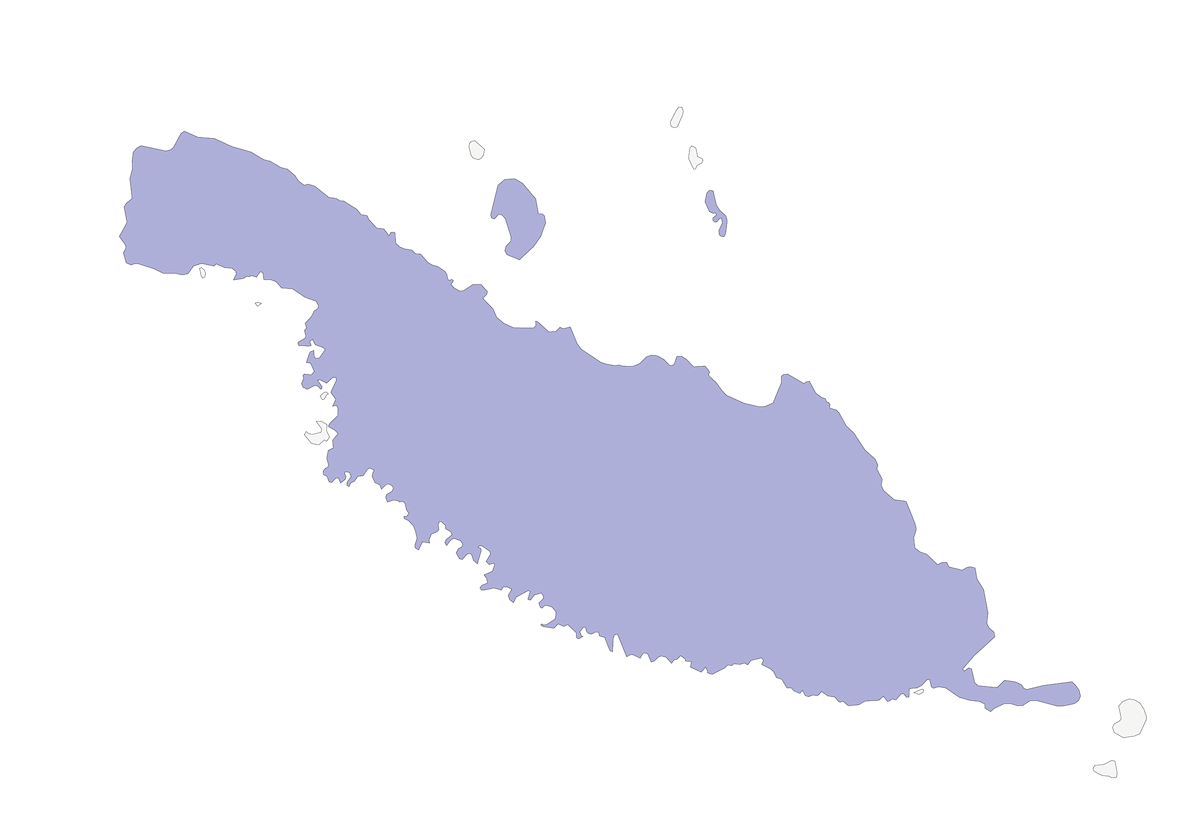 Paloma-fruta Cabeciblanca, Distribución 1