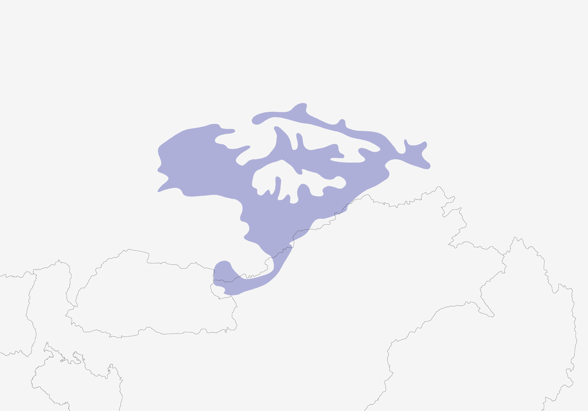 Faisan oreillard du Tibet, Distribution 1