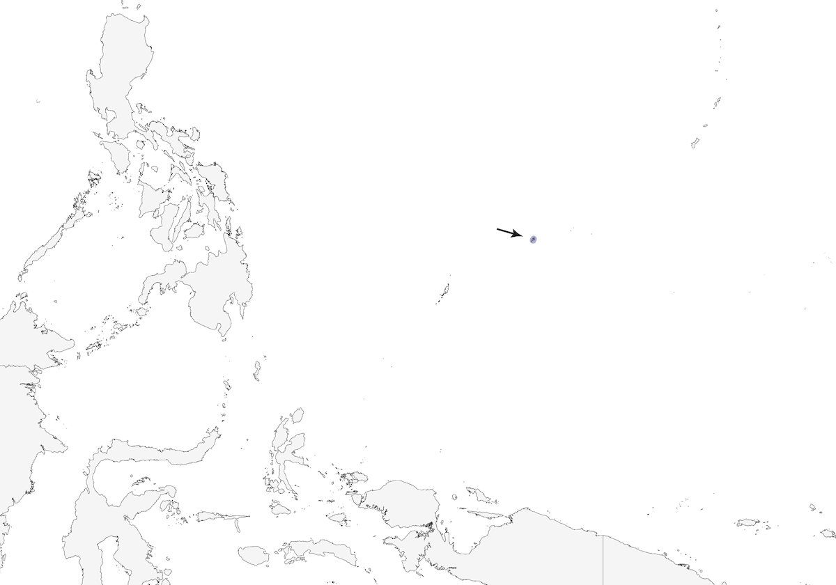 Zostérops de Yap, Distribution 1
