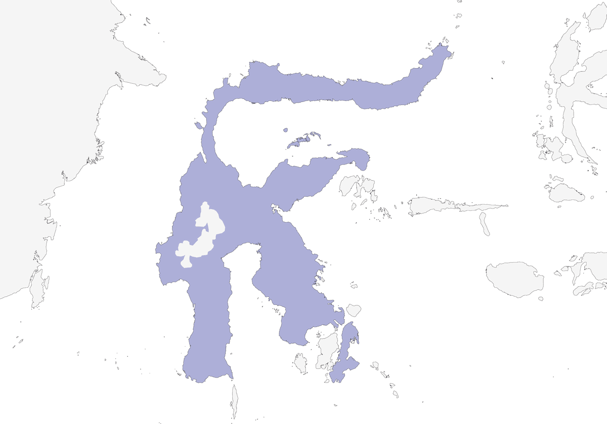 Malkoha beccogiallo, Distribuzione 1