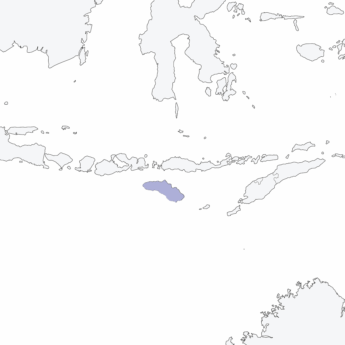 Cacatua crestacitrina, Distribuzione 1